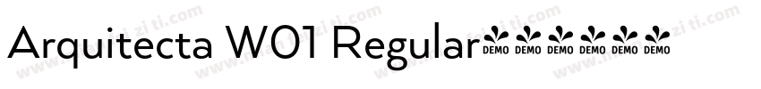 Arquitecta W01 Regular字体转换